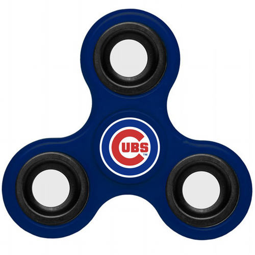 MLB Chicago Cubs 3 Way Fidget Spinner F44 - Royal - Click Image to Close